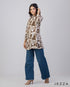 Refined Ease: Mandarin Collar Everyday Top 66551